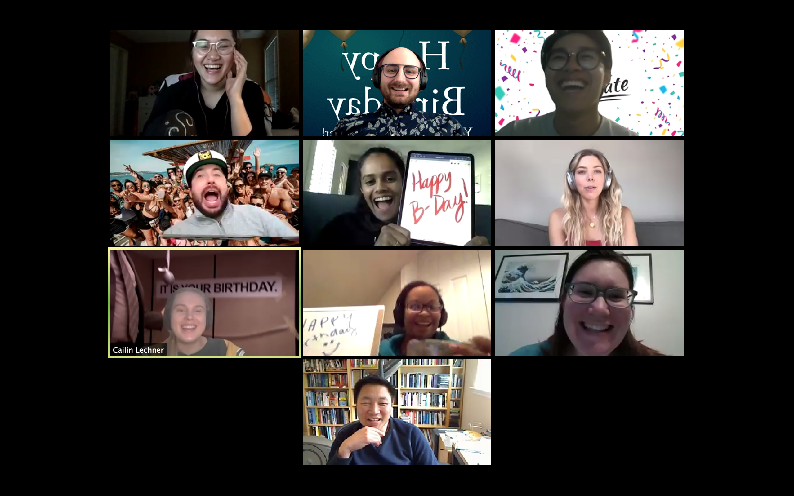 photo of Virtual bday party for Winston!